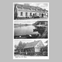 046-0011 Postkarte Klein Nuhr. Gasthaus zum Silberberg, Partie am Silberberg und die Schule.jpg